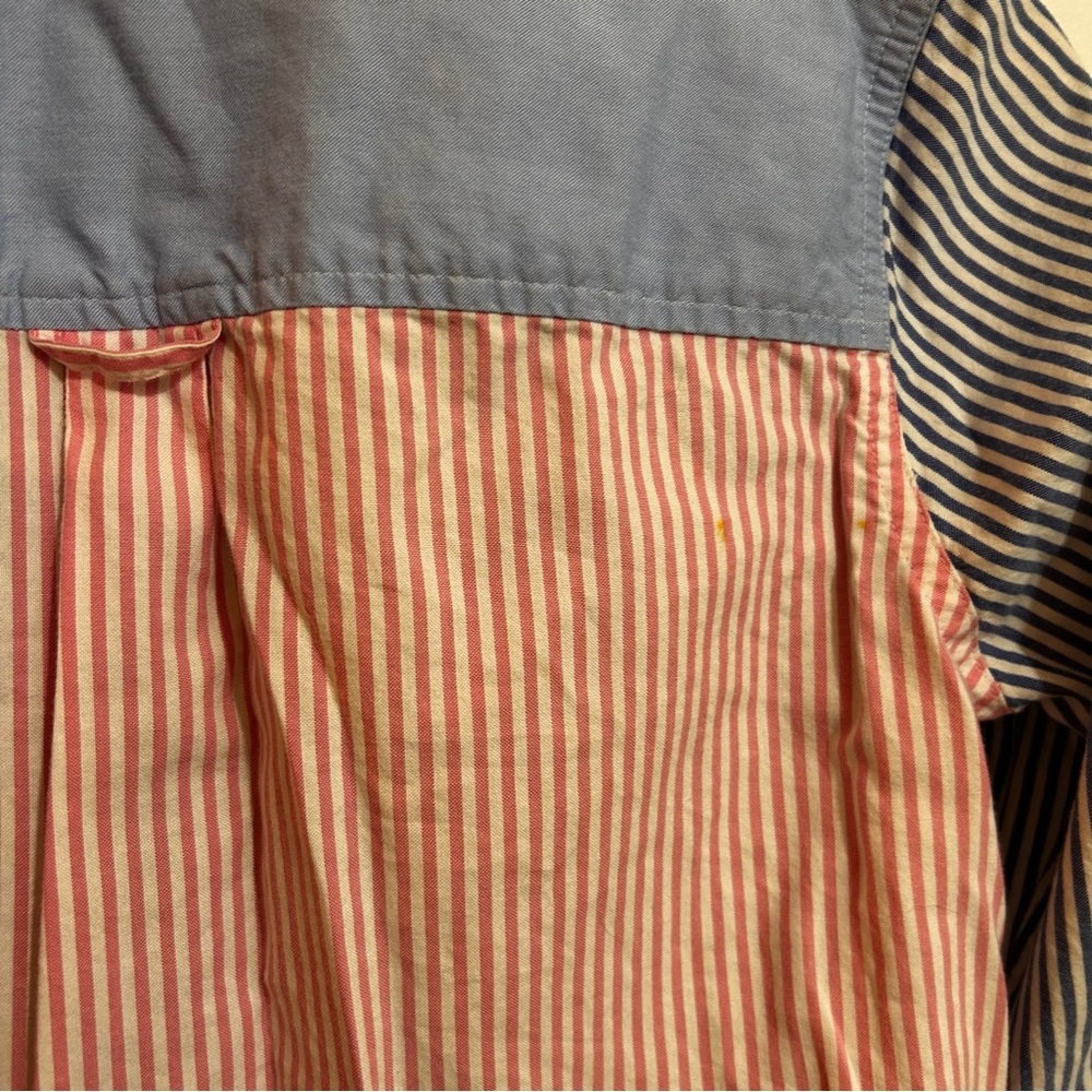 Jcrew multi colored stripe button down - image 4